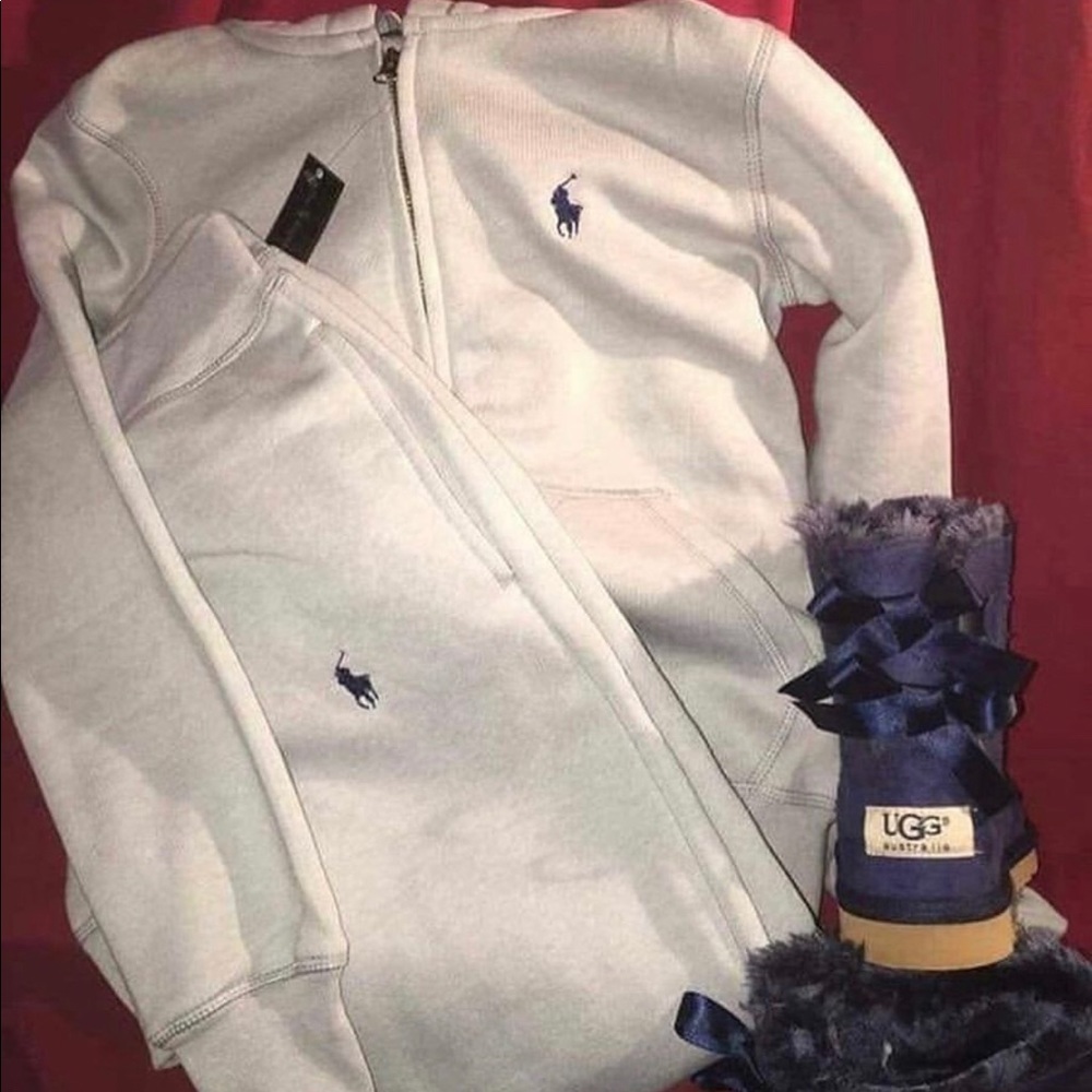 Polo suit & Ugg boots